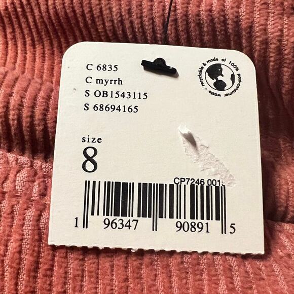 Free People Ray Corduroy Mini Skirt In Myrrh Size 8 - Picture 7 of 10